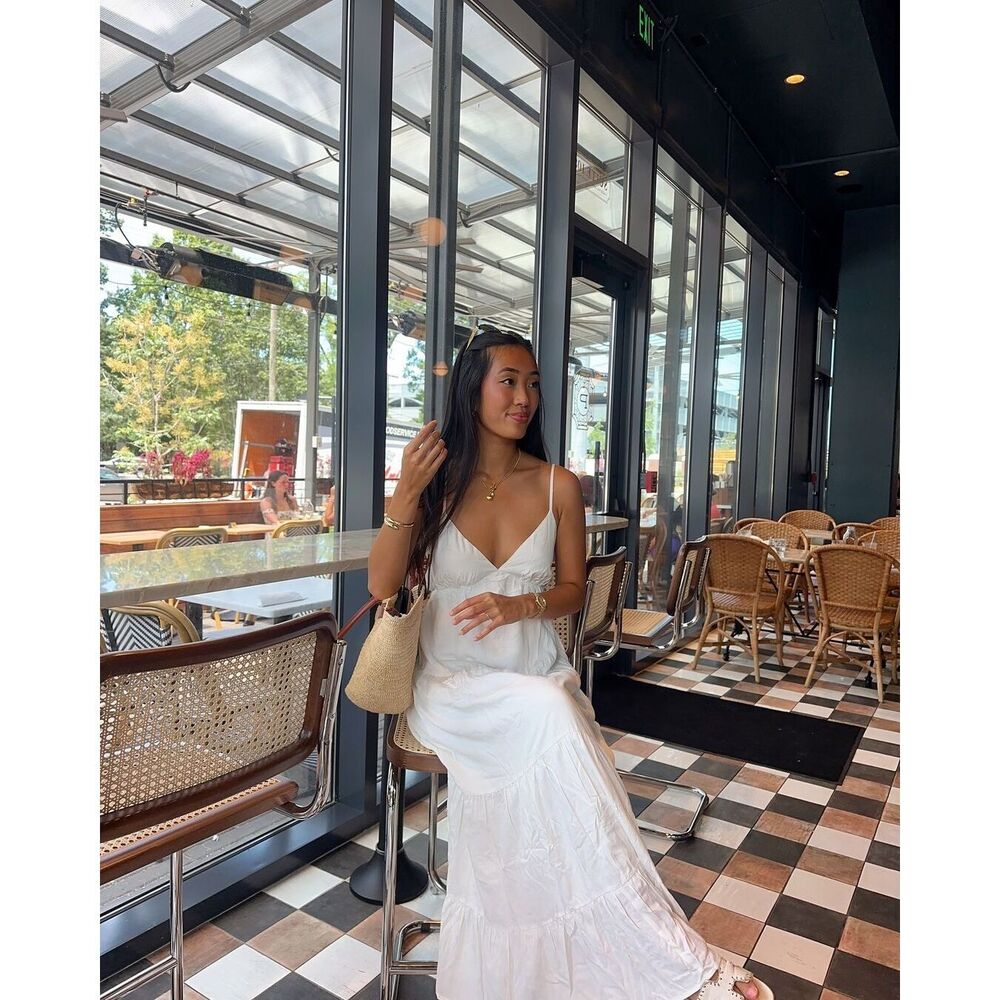 12th Tribe Freya White Maxi Dress Size XLXL